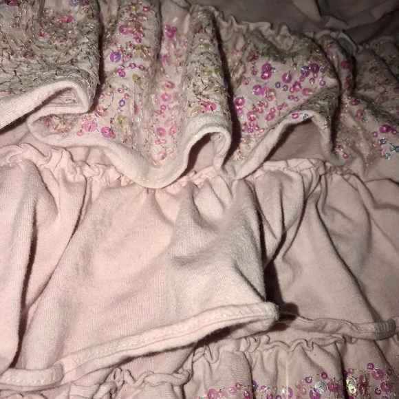 Pink Ruffle Sequin Top - Picture 2 of 4